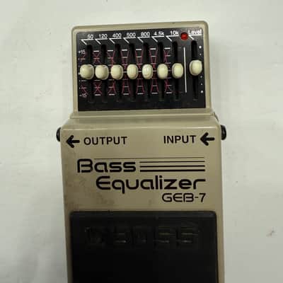 Boss Roland GEB-7 Bass Graphic Equalizer 7-Band EQ Guitar Effect Pedal image 2