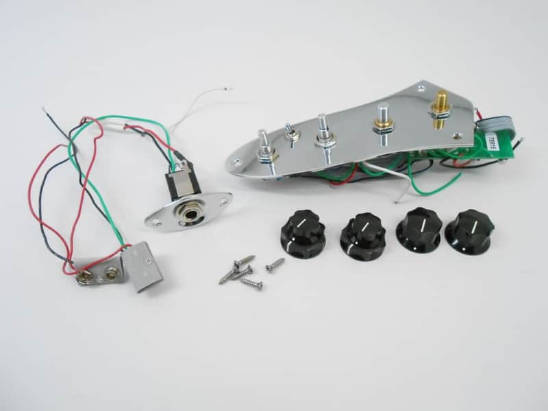 Fender Active 3-Band EQ Control Chrome Plate Knobs 18v 2011
