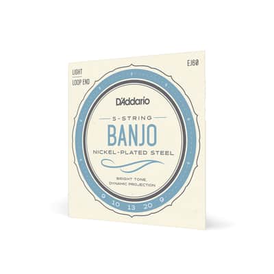 D'Addario EJ60 5-String Banjo Strings Set - Light .009 - .020 (J60) image 3