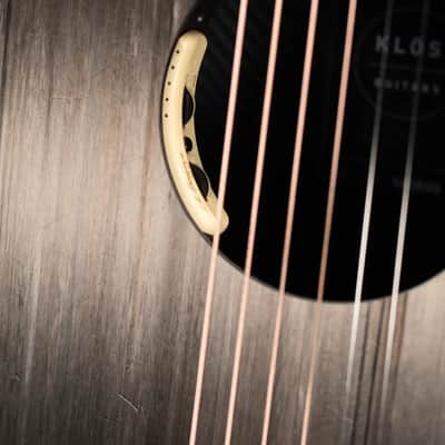 KLOS Carbon Timber Grand Cutaway Mini DAE Acoustic/Electric Guitar - Side Soundport - LR Baggs Anthem with Gig Bag image 10