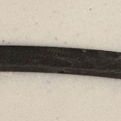 Fender New Old Stock Black Nut Blank 9.5" Radius 2.023" Wide 90s - Black image 2