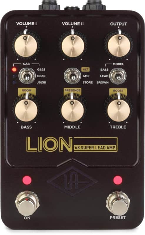 Universal Audio UAFX Lion '68 Super Lead Amp Pedal (UALiond1) image 1