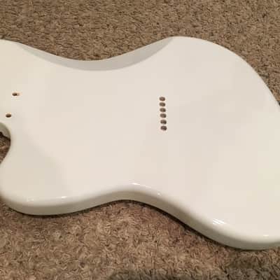 Squier Affinity Jazzmaster HH 2018 Artic White Loaded Body - Minor Issues, Like New, Bonus Saddles image 7