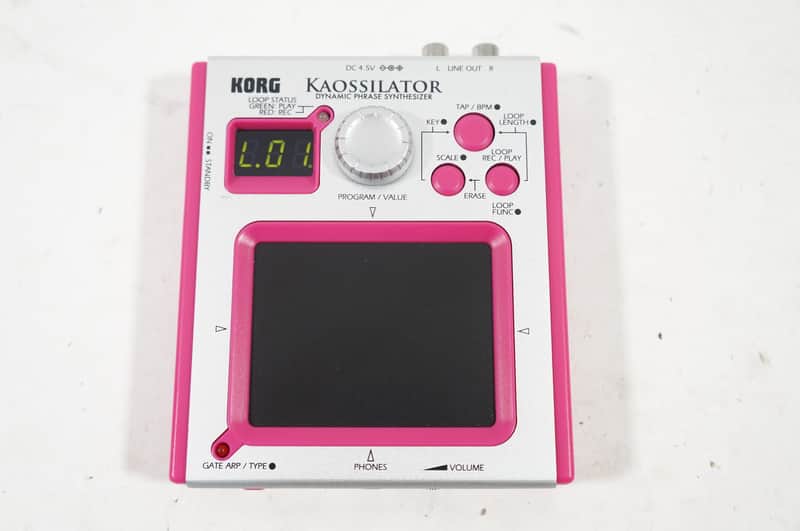 KORG KO-1 PINK KAOSSILATOR Dynamic Phrase Synthesizer KO1 | Reverb