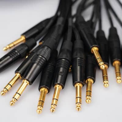 2x Mogami Gold 8 x 1/4" TRS Male to 8 x 1/4" TRS Male Snakes (20') #58819 image 10