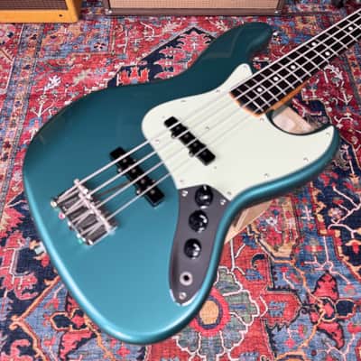 Fender JB-62 75US Vintage Reissue Jazz Bass Ocean Turquoise Metallic - 2004 image 6