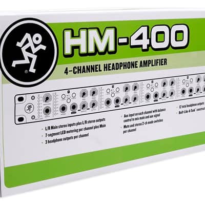 Mackie HM-400 Pro Rackmount 4-Channel Headphone Amplifier+Backpack image 20