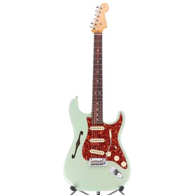 Fender American Professional II Stratocaster Thinline Rosewood Fingerboard Transparent Surf Green (RC4)(10178) (10178) image 5