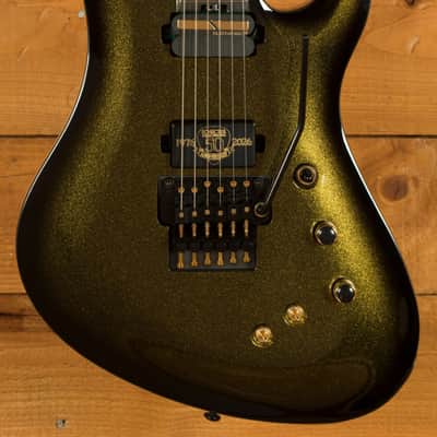 Schecter Avenger FR S 50th Anniversary - Ebony - Gold Burst image 3