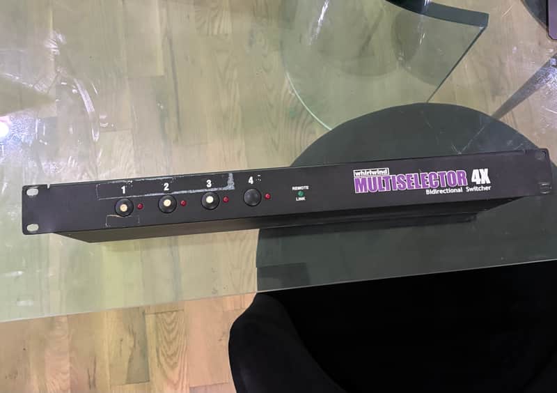 Whirlwind Multiselector 4x rackmount switcher image 1