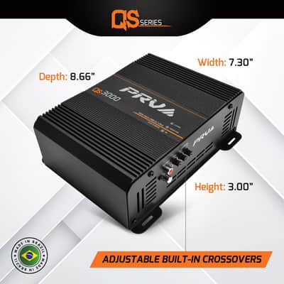 PRV Audio QS3000 1-Ohm Full Range Digital Car Amplifier 3000 Watts Compact 3k image 6