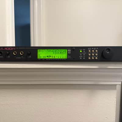 Yamaha MU100R w/ Universal Power supply Tone Generator 1U Rack Sound Module Synthesiser Made in Japan