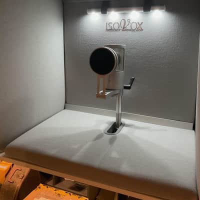 ISOVOX Mobile Vocal Booth + Iso Mic Large Diaphragm Condenser Microphone image 1