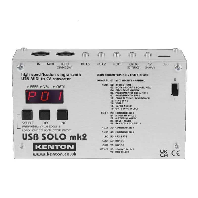 Kenton USB Solo mk2 Single Channel USB MIDI To CV Converter image 1