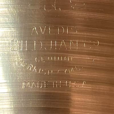 Zildjian 18" A Series Swish Cymbal 1970s - Traditional image 3