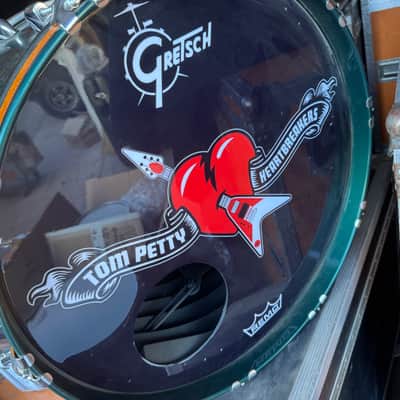 Steve Ferrone's Tom Petty and the Heartbreakers, Gretsch - USA Custom, SF Signature Model “Stage” Set, 24", 22", 16", 14", 12"  - Green image 9