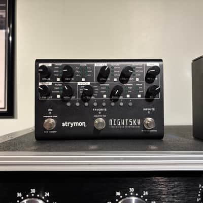 Strymon Midnight Edition NightSky Time-Warped Reverberator 2022 - Midnight Edition Dark Gray image 1