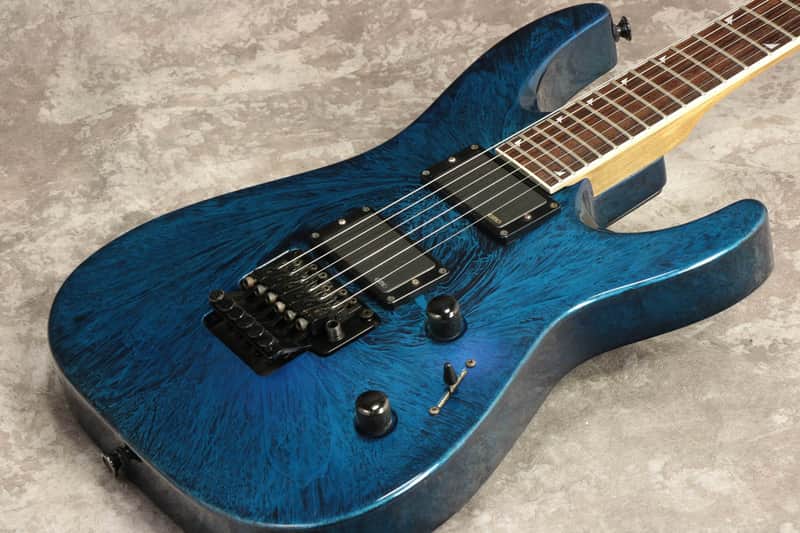Jackson DkMG Cobalt Blue Swirl Dinky S/N 9806457 -Free Shipping