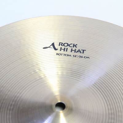 ZILDJIAN A.Zildjian ROCK HI-HAT 14-inch 1310/1494 Zildjian Hi-Hat Cymbal (06/26) image 7