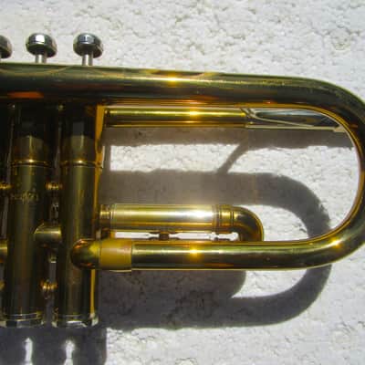 Blessing Super Artist Trumpet, 1952, Gold Lacquer, Case, Super Clean image 10