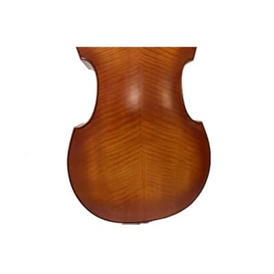 Rare hand made solid wood 7×7 )14 strings concert 4/4 cello (viola da gamba 30") image 7