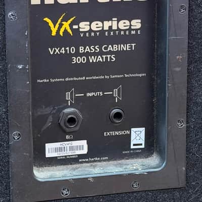 Hartke VX Series VX410 4x10 Bass Speaker Cabinet w/ HF Horn - 300W image 13