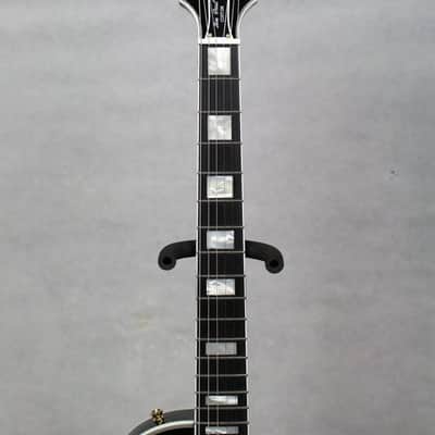 Epiphone Inspired By Gibson Custom Shop Les Paul Custom Electric Guitar, Ebony w/ Case image 3