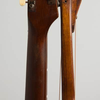 Knutsen 16 String Harp Guitar, c. 1914, black gig bag case. image 6