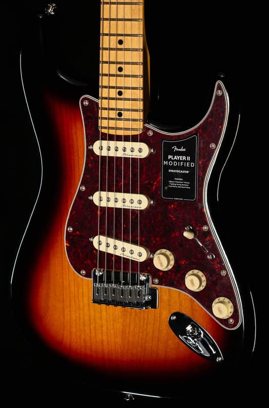 Fender Player II Modified Stratocaster Maple Fingerboard 3 Tone Sunburst (372) image 1