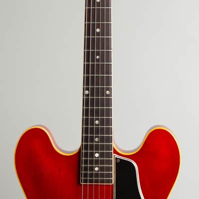 Gibson  ES-330TC Thinline Hollow Body Electric Guitar (1960-61), black hard shell case. image 8