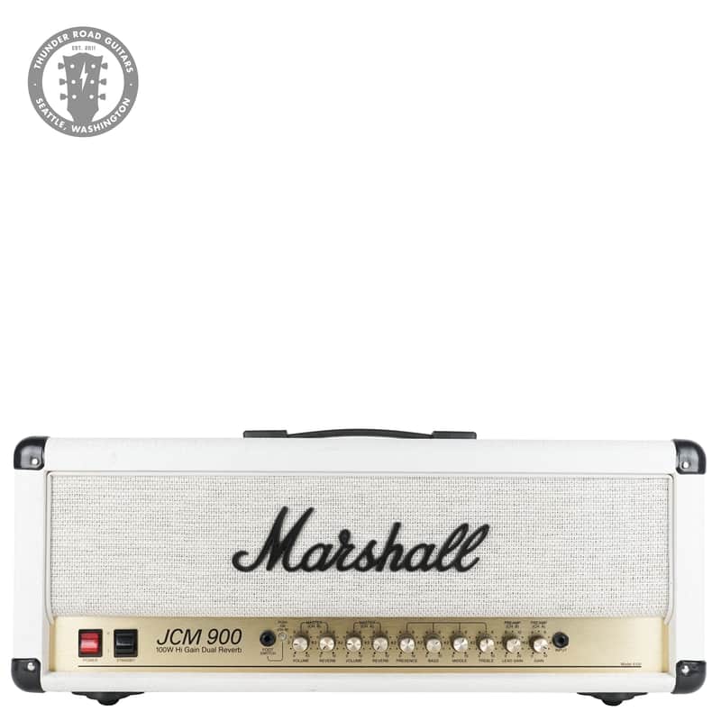 2012 Marshall Limited Edition JCM 900 4100 50th Anniversary White # 36 of 50 image 1