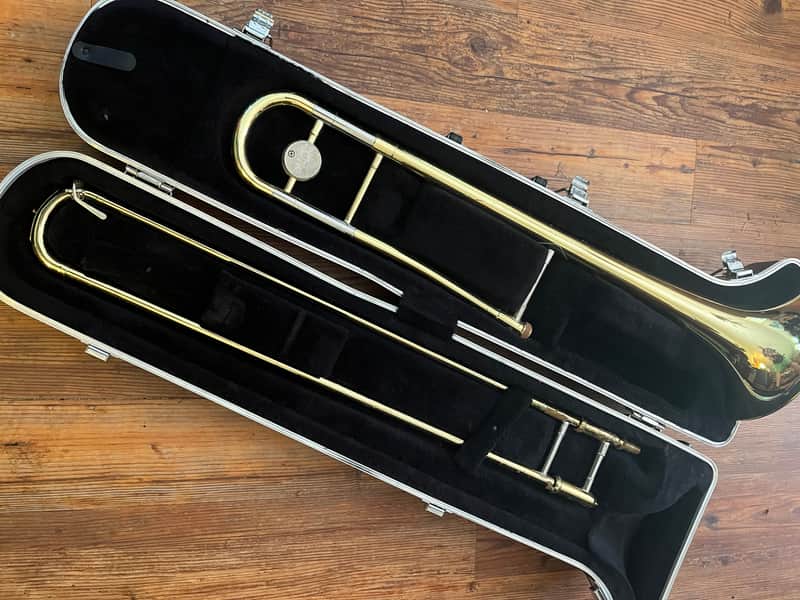 YamahaTrombone M1 YSL 354 80s - Yellow Brass image 1