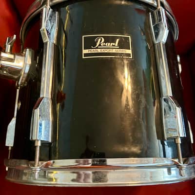 Pearl Export EX 12”x10” rack tom 1990s - Black image 3