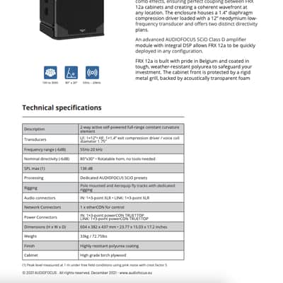 AudioFocus FRX 12a - pair image 15