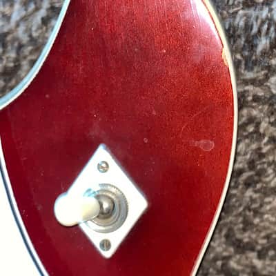 Vintage Harmony Rocket hollow body electric guitar made in usa image 6