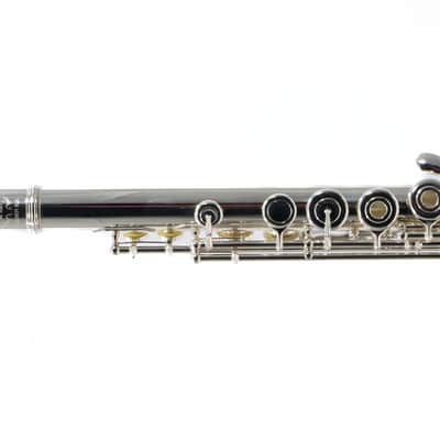 Yamaha Model YFL-777HCT Artist Solid Silver Professional Flute MINT CONDITION image 7