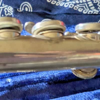 Gemeinhardt 2SP Straght-Headjoint Flute with pass-through needle - Silver-Plated image 5