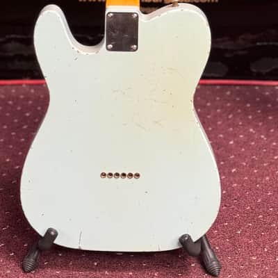 Valkenburg USA SH “Knackered” Sky Blue 2023 – Aged Finish, Handwound Pickups, Boutique Tele Killer image 8