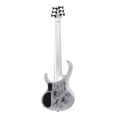 Ibanez BTB25TH6-SLM Silver Blizzard Matte - 6-String Electric Bass image 2