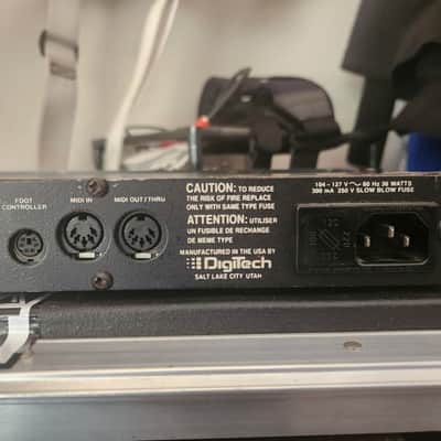 TWO DigiTech GFX-1 Guitar Tube Preamps! 1992 - Black image 10