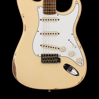 Fender Custom Shop Empire 59 Transition Stratocaster Relic - Aged Vintage White #19335 image 1