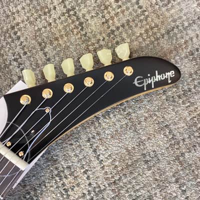 Epiphone '58 Korina Explorer 2023 - Preset in Aged Natural (White Pickguard) image 4
