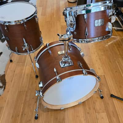 Drum Kits - Canopus 14x18 8x12 14x14 Yaiba II Bop (Antique Brown Matt) image 1