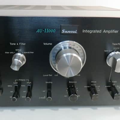 SANSUI AU-11000 INTEGRATED AMPLIFIER WORKS PERFECT SERVICED FULLY RECAPPED image 4
