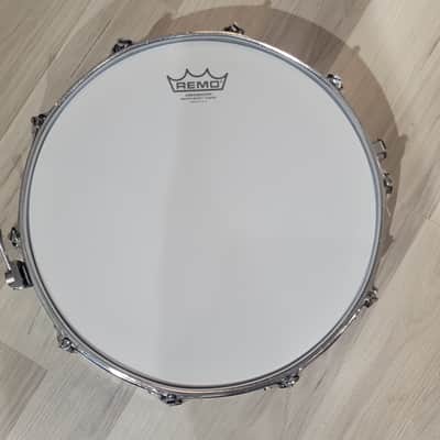 Sonor D-420 Phonic 14x4" 10-Lug Ferro-Manganese Steel Piccolo Snare Drum 1982 - 1994 - Chrome-Plated image 10
