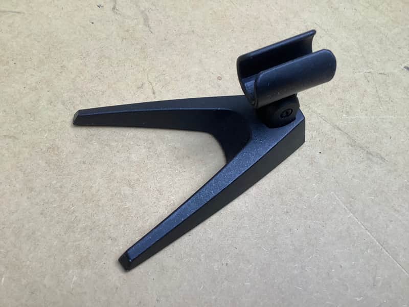 Sennheiser Made In Germany metal microphone table top stand tablestand holder vintage image 1