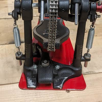 DW DWCP5002AD4 5000 Accelerator Double Bass Drum Pedal 2010s - Black/Red image 17