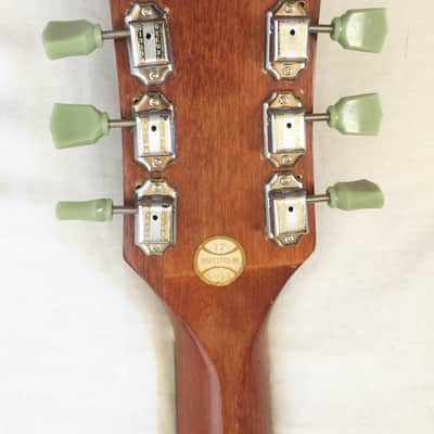 Vintage Kinor SG Electric Guitar - 1969. Made in Japan. Transparent Cherry. image 14
