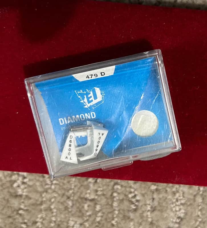 TEI 479 D "Stanton" type D6800AL Stylus/Needle Pair for Turntable Cartridge 479D image 1