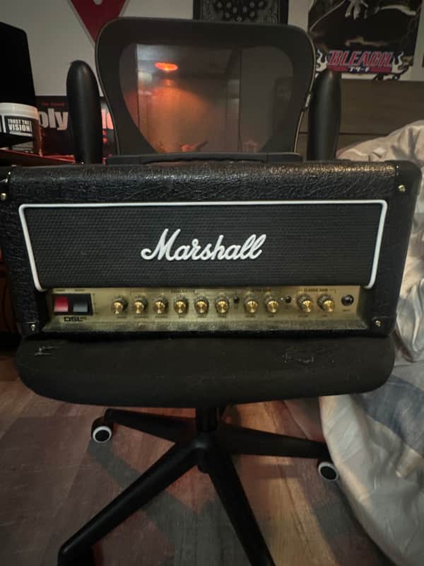 Marshall DSL20HR 2-Channel 20-Watt Guitar Amp Head 2018 - Present - Black image 1